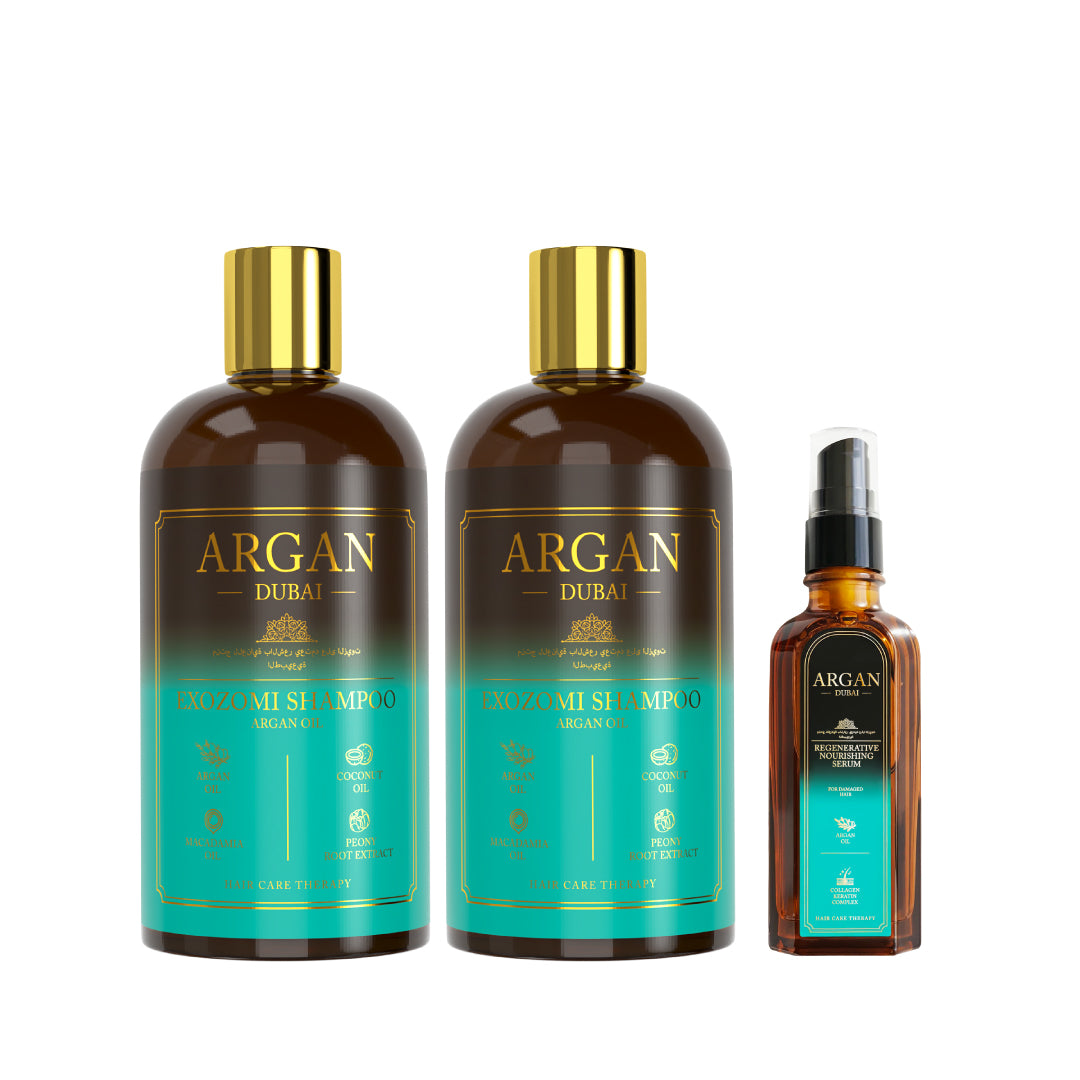 2X Argan Dubai Oil Shampoo + Oil Serum