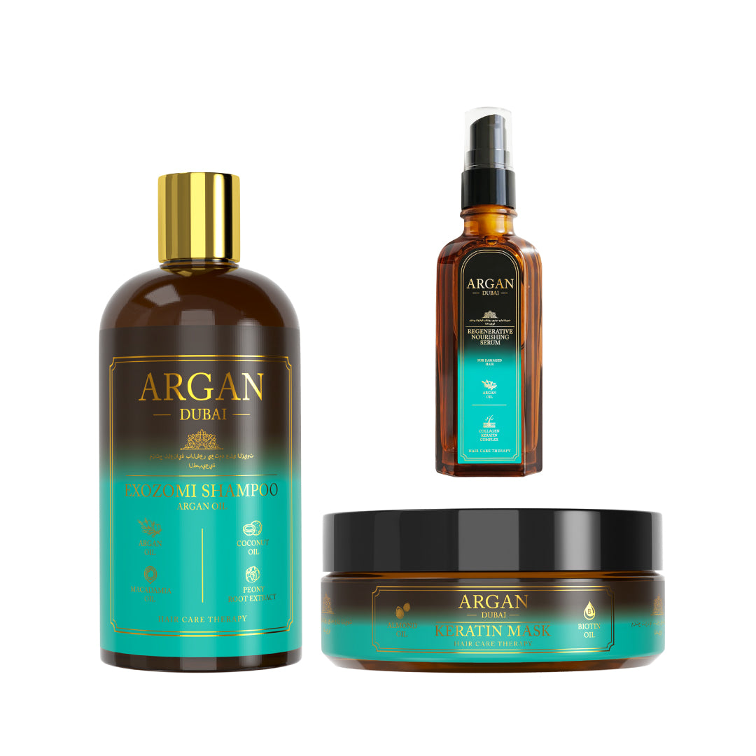 Argan Dubai Oil Shampoo + Oil Mask + Oil Serum
